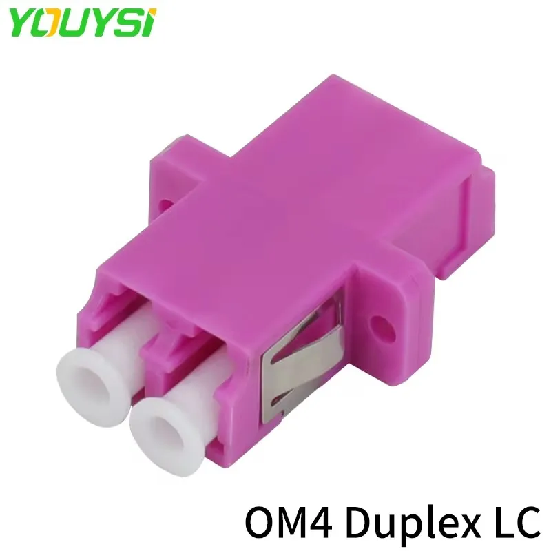 YOUYSI мм Дуплексный LC/UPC OM4 оптоволоконный соединитель LC-LC многорежимный дуплексный