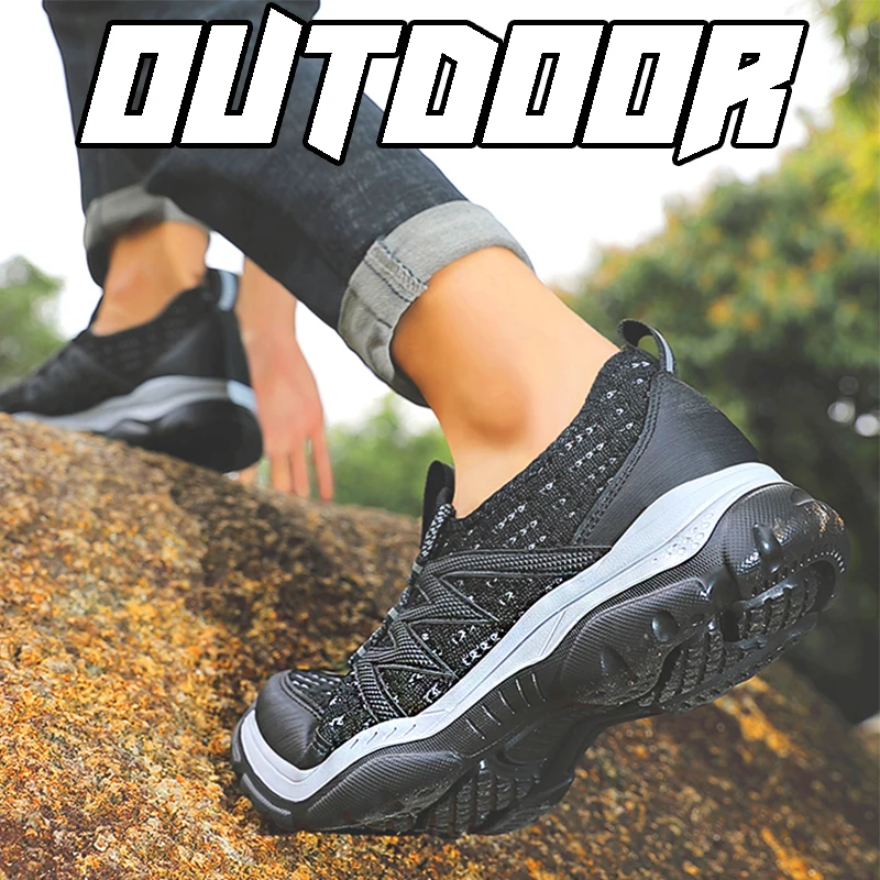 Outdoor Shoes for Men Breathable Non-slip Wear-resistant Hiking Shoes Climbing Shoes Male Trail Running Walking Shoes
Outdoor Shoes for Men Breathable Non-slip Wear-resistant Hiking Shoes Climbing Shoes Male Trail Running Walking Shoes