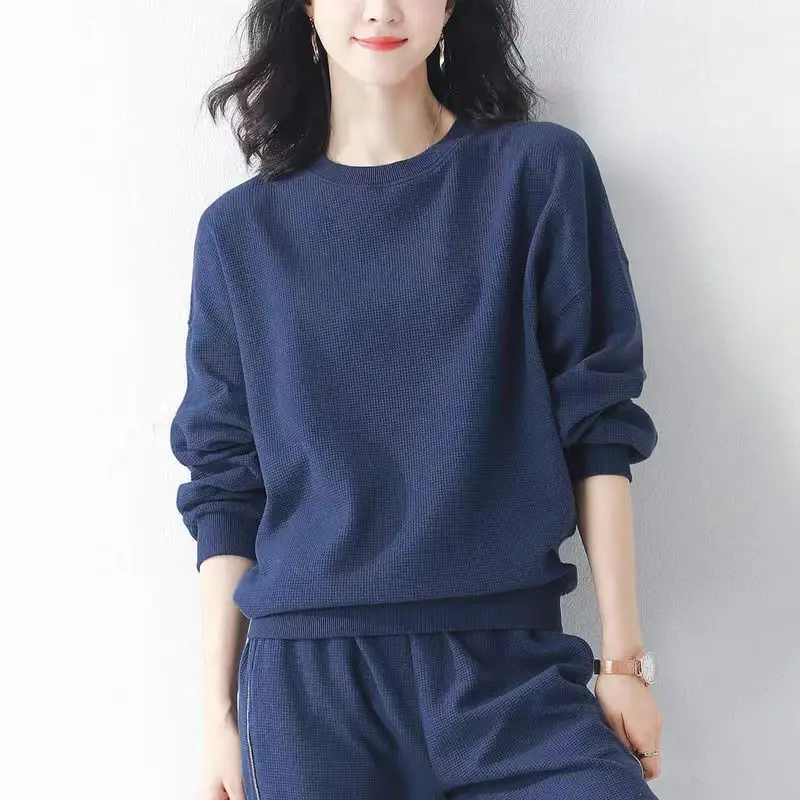 Autumn Hoodies Tracksuit 2 Piece Sets Women Solid Thick O-Neck Sweatshirt Pullovers Drawstring Trouser Pants Winter Loose Suits
Autumn Hoodies Tracksuit 2 Piece Sets Women Solid Thick O-Neck Sweatshirt Pullovers Drawstring Trouser Pants Winter Loose Suits