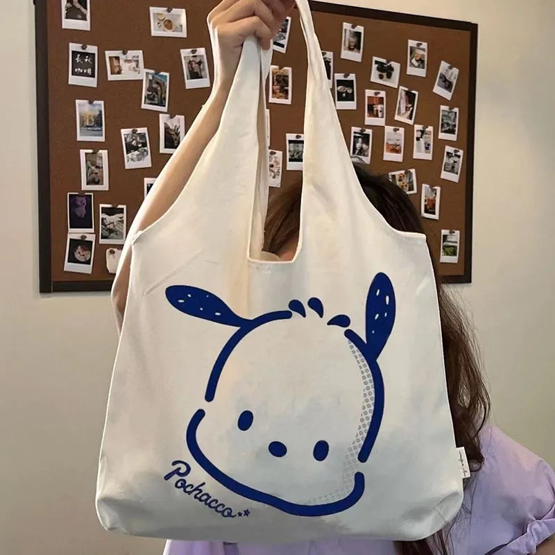 Kawaii Sanrios Canvas Bag HelloKittys Pochacco Cartoon Cute Harajuku Vintage Shoulder Bag Large Capacity Backpack Gift for Girls
Kawaii Sanrios Canvas Bag HelloKittys Pochacco Cartoon Cute Harajuku Vintage Shoulder Bag Large Capacity Backpack Gift for Girls