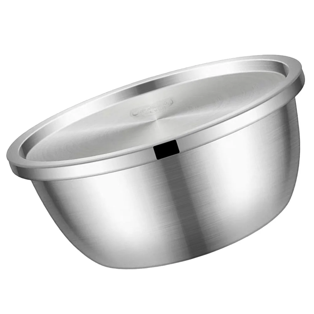 Stainless Mixing Bowls Kitchen Prep Bowl Container Lid Soup Bowl Stainless Steel Container Whisk Bowl Household Salad Bowl Lid
Stainless Mixing Bowls Kitchen Prep Bowl Container Lid Soup Bowl Stainless Steel Container Whisk Bowl Household Salad Bowl Lid