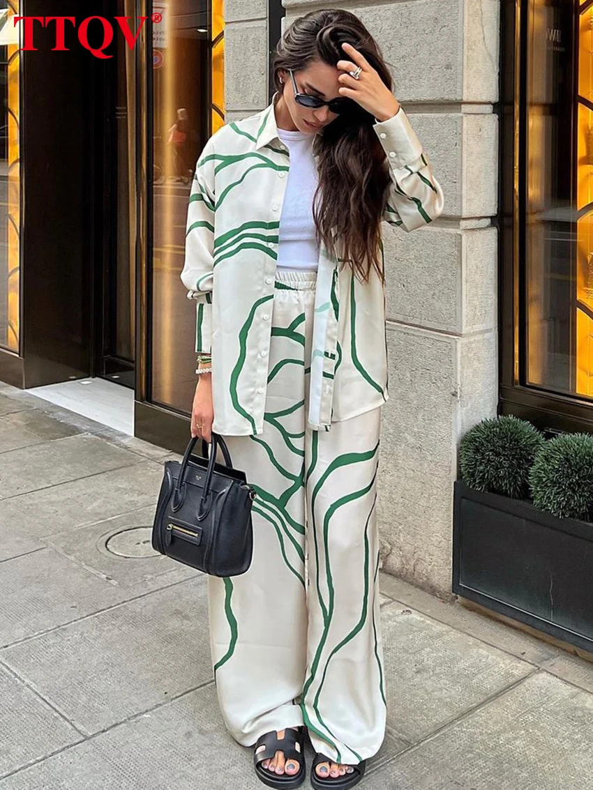 Женский Повседневный костюм из двух предметов, элегантная рубашка на пуговицах с отложным воротником и длинными рукавами и длинные брюки с высокой талией, TTQV
Женский Повседневный костюм из двух предметов, элегантная рубашка на пуговицах с отложным воротником и длинными рукавами и длинные брюки с высокой талией, TTQV