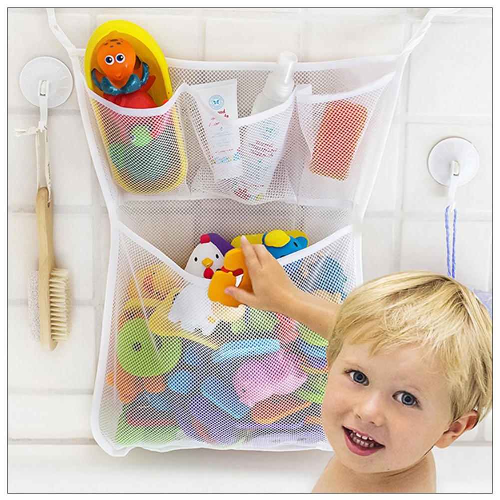 Folding Bathroom Hanging Mesh Baby Bath Toy Net Suction Cup Storage Bag Shower Toy Organizer Bags
Folding Bathroom Hanging Mesh Baby Bath Toy Net Suction Cup Storage Bag Shower Toy Organizer Bags