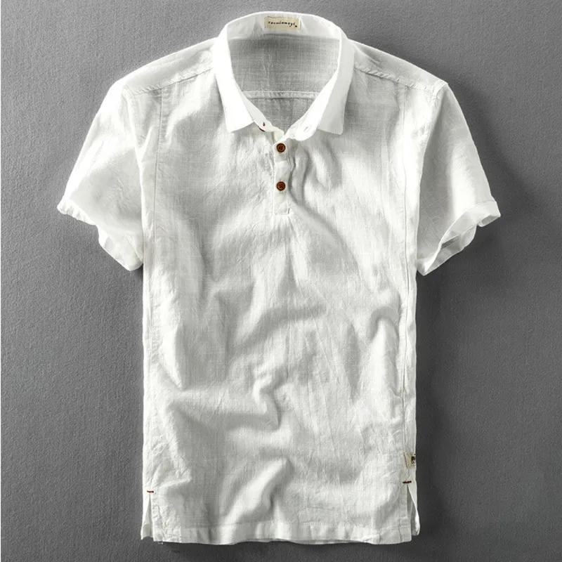New Designer Italy Style Cotton Linen Short-sleeved Shirt Men Brand Casual Solid White Henley Shirts For Men Top Camisa Chemise
New Designer Italy Style Cotton Linen Short-sleeved Shirt Men Brand Casual Solid White Henley Shirts For Men Top Camisa Chemise