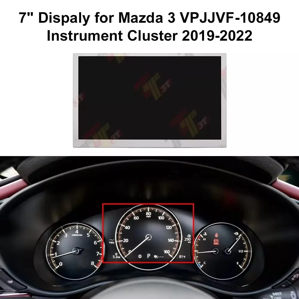 ЖК-дисплей на приборной панели 7 дюймов для Mazda 3 CX-30 VPJJVF 10849 кластер инструментов