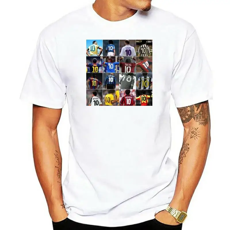 T-SHIRT MAGLIA MARADONA PELE BAGGIO ZIDANE TOTTI NUMERI 10 VINTAGE Football Cool Casual pride t shirt men Unisex Fashion(1)
T-SHIRT MAGLIA MARADONA PELE BAGGIO ZIDANE TOTTI NUMERI 10 VINTAGE Football Cool Casual pride t shirt men Unisex Fashion(1)