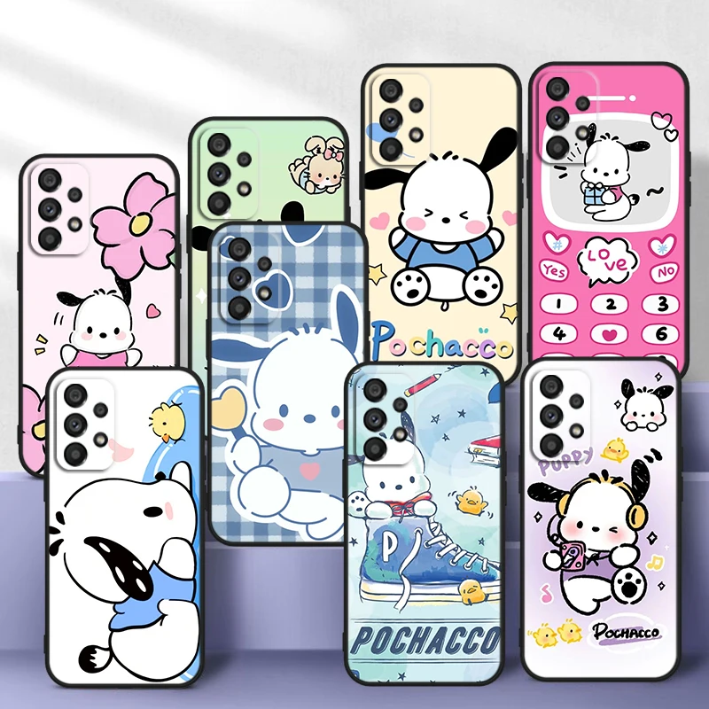 Pochacco Cute Cartoon For Samsung A14 A54 A34 A73 A53 A33 A23 A13 A32 A72 A52 A32 A22 A03 A02 Silicone Black Phone Case Fundas
Pochacco Cute Cartoon For Samsung A14 A54 A34 A73 A53 A33 A23 A13 A32 A72 A52 A32 A22 A03 A02 Silicone Black Phone Case Fundas