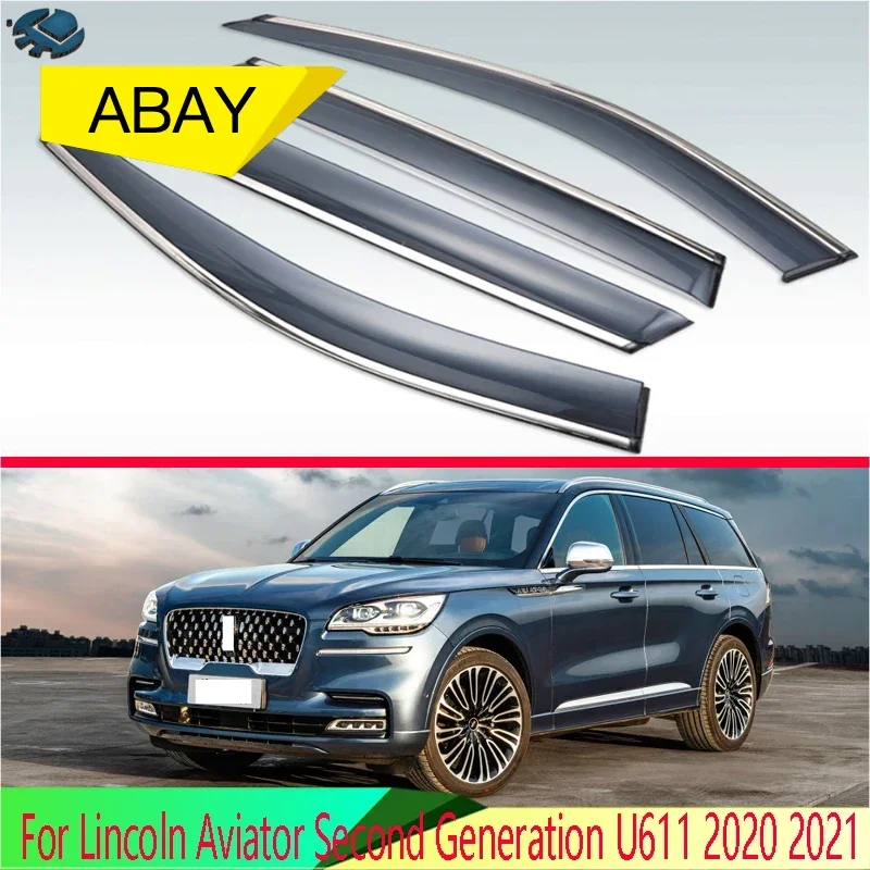Подходит для Lincoln Aviator второго поколения U611 2020 2021, пластиковый внешний козырек, вентиляционные шторы, оконный дефлектор от солнца и дождя, 4 шт.
Подходит для Lincoln Aviator второго поколения U611 2020 2021, пластиковый внешний козырек, вентиляционные шторы, оконный дефлектор от солнца и дождя, 4 шт.