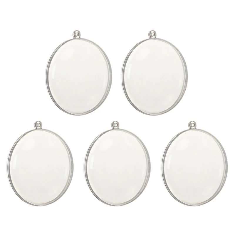 5Pcs Oblate Shape Clear Plastic Ornament 3.5 Inch Christmas Fillable Display Hanging Flat Balls Bauble Box DIY Craft Projects
5Pcs Oblate Shape Clear Plastic Ornament 3.5 Inch Christmas Fillable Display Hanging Flat Balls Bauble Box DIY Craft Projects