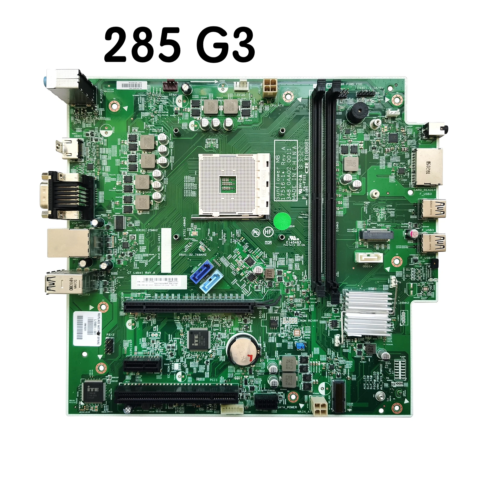 For HP 285 Pro G3 TPC-W045-MT Motherboard L15931-601 942023-001 L15931-001 Mainboard 100%tested fully work
For HP 285 Pro G3 TPC-W045-MT Motherboard L15931-601 942023-001 L15931-001 Mainboard 100%tested fully work