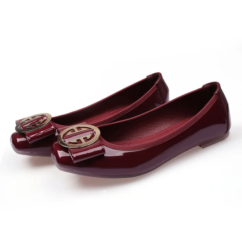 Women Fashion Casual Comfortable Flats Single Shoes Square Toe PU Leather Loafers Female Ballet Girls Cute Golden Large size 43
Women Fashion Casual Comfortable Flats Single Shoes Square Toe PU Leather Loafers Female Ballet Girls Cute Golden Large size 43