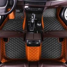 Custom Car Floor Mats Fit for Hyundai Kona 2018-2023 All Weather Mat Liner Front and Rear Row Full Set Liners Rugs Foot Pads