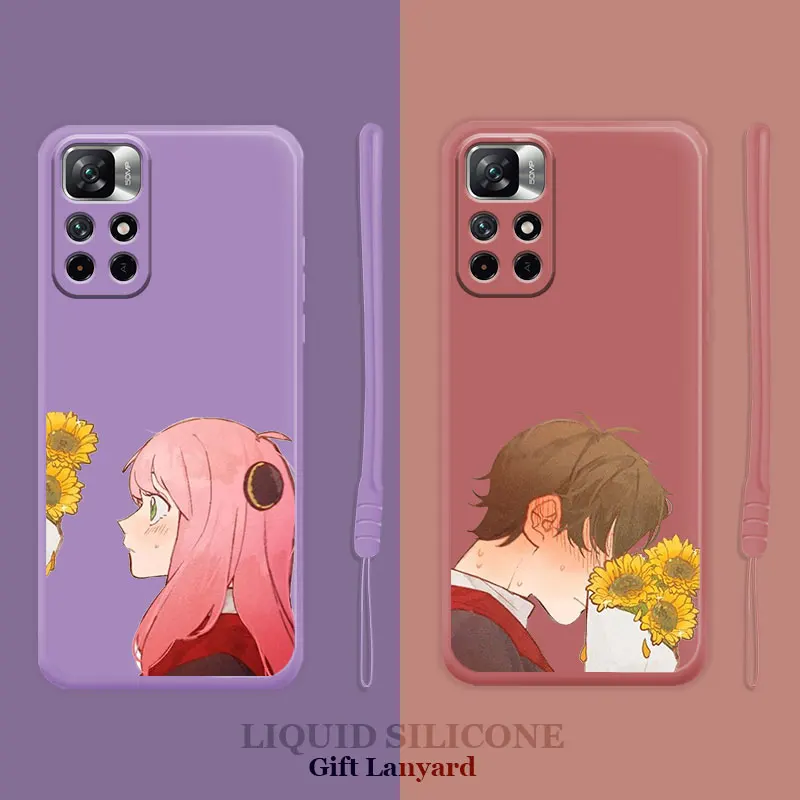Square Liquid Case For Xiaomi Redmi Note 11 11T 9 9S 8 10 Pro for Redmi 8 9T 9A 9C 10C K40 Shell Spy×Family Anya Damian Couple
Square Liquid Case For Xiaomi Redmi Note 11 11T 9 9S 8 10 Pro for Redmi 8 9T 9A 9C 10C K40 Shell Spy×Family Anya Damian Couple