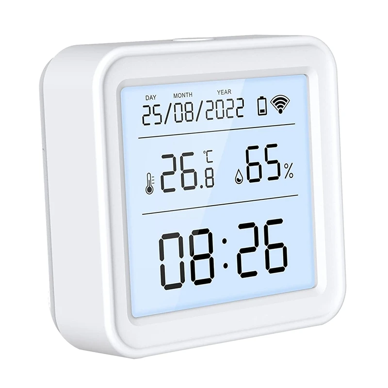 WIFI Temperature And Humidity Meter Support Google Assistant Warnings Data Storage
WIFI Temperature And Humidity Meter Support Google Assistant Warnings Data Storage