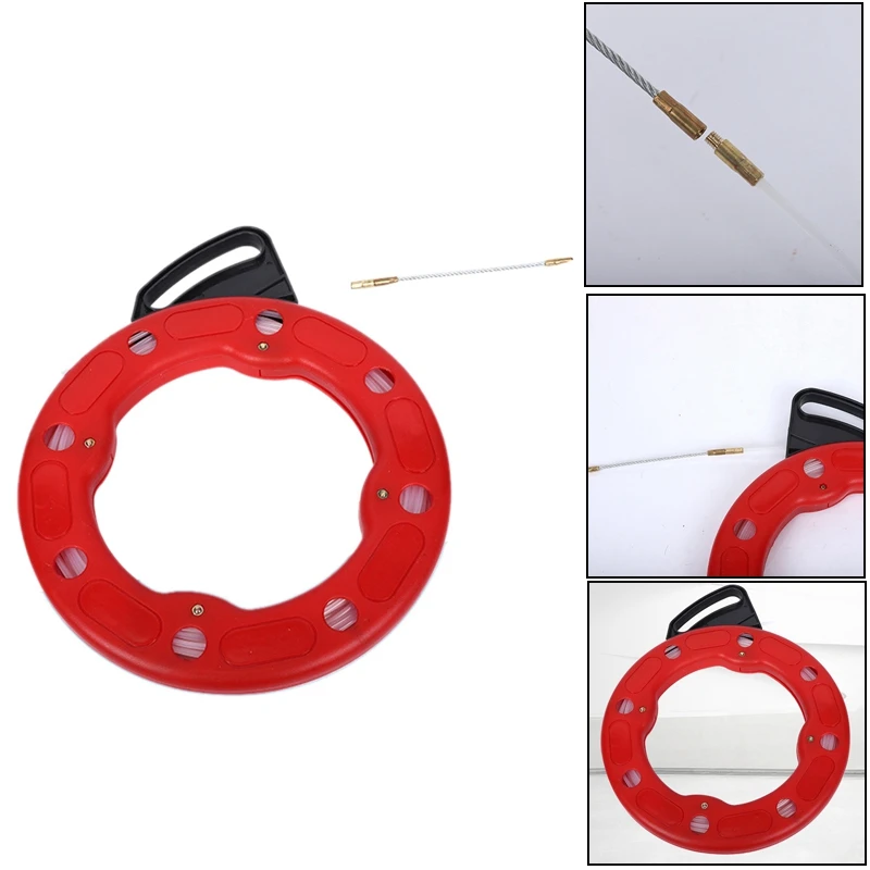 Fish Tape Reel Puller Flexible Nylon Conduit Conduit Ducting Rodder Pulling Wire Cable
Fish Tape Reel Puller Flexible Nylon Conduit Conduit Ducting Rodder Pulling Wire Cable