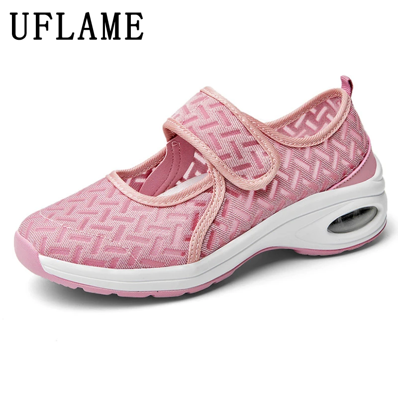 New Summer Casual Sport Shoes Women Air Cushion Mesh Sandals Geometric Hollow Breathable Beach Shoes Convenient Hook Wedge Shoe
New Summer Casual Sport Shoes Women Air Cushion Mesh Sandals Geometric Hollow Breathable Beach Shoes Convenient Hook Wedge Shoe