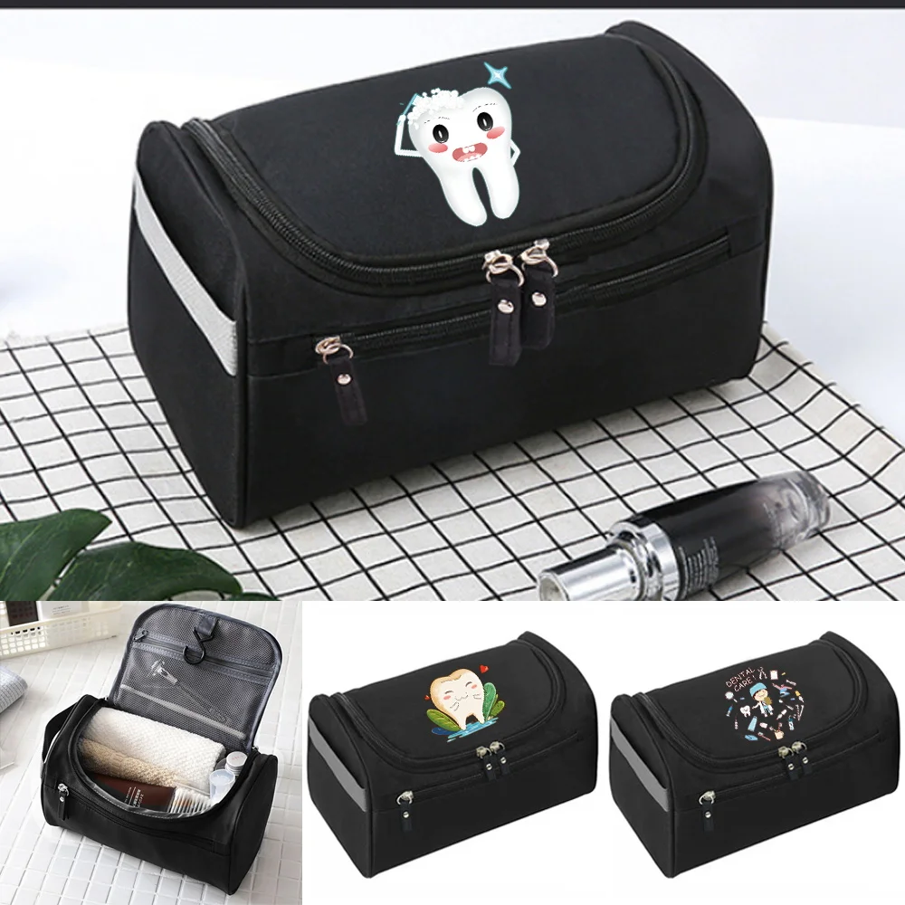 2022 New MakeUp Wash Pouch Women Travel Toiletries Bag Organizer Teeth Print Hook Up Toiletry Cosmetic Bags Handbag Make Up Case
2022 New MakeUp Wash Pouch Women Travel Toiletries Bag Organizer Teeth Print Hook Up Toiletry Cosmetic Bags Handbag Make Up Case