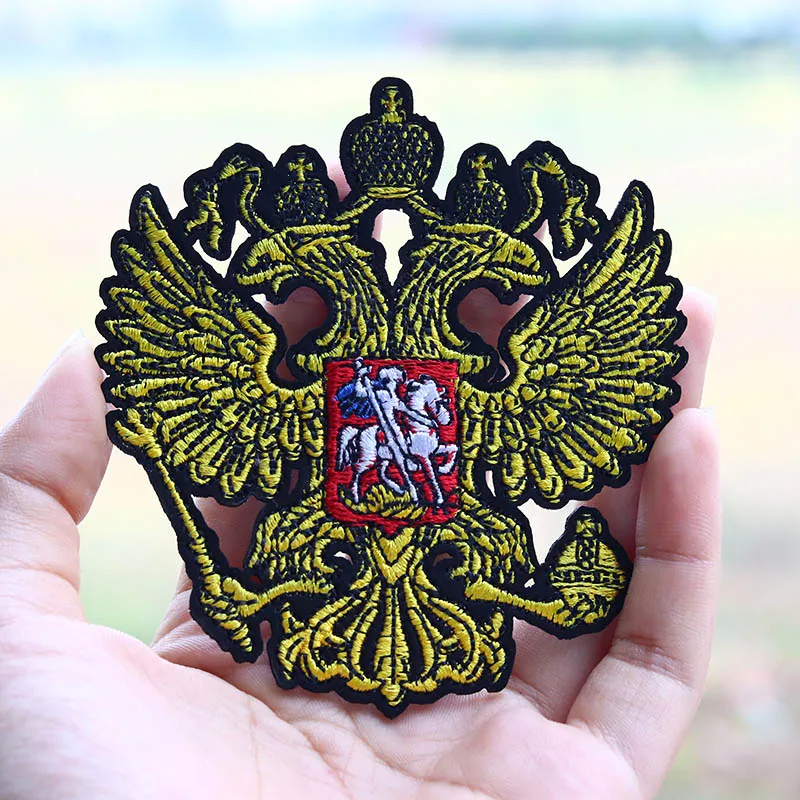 9.6*8.9cm Russian flag National Emblem Patch pilot people of Russia Military Police strip Army Soldier Patches Badge
9.6*8.9cm Russian flag National Emblem Patch pilot people of Russia Military Police strip Army Soldier Patches Badge