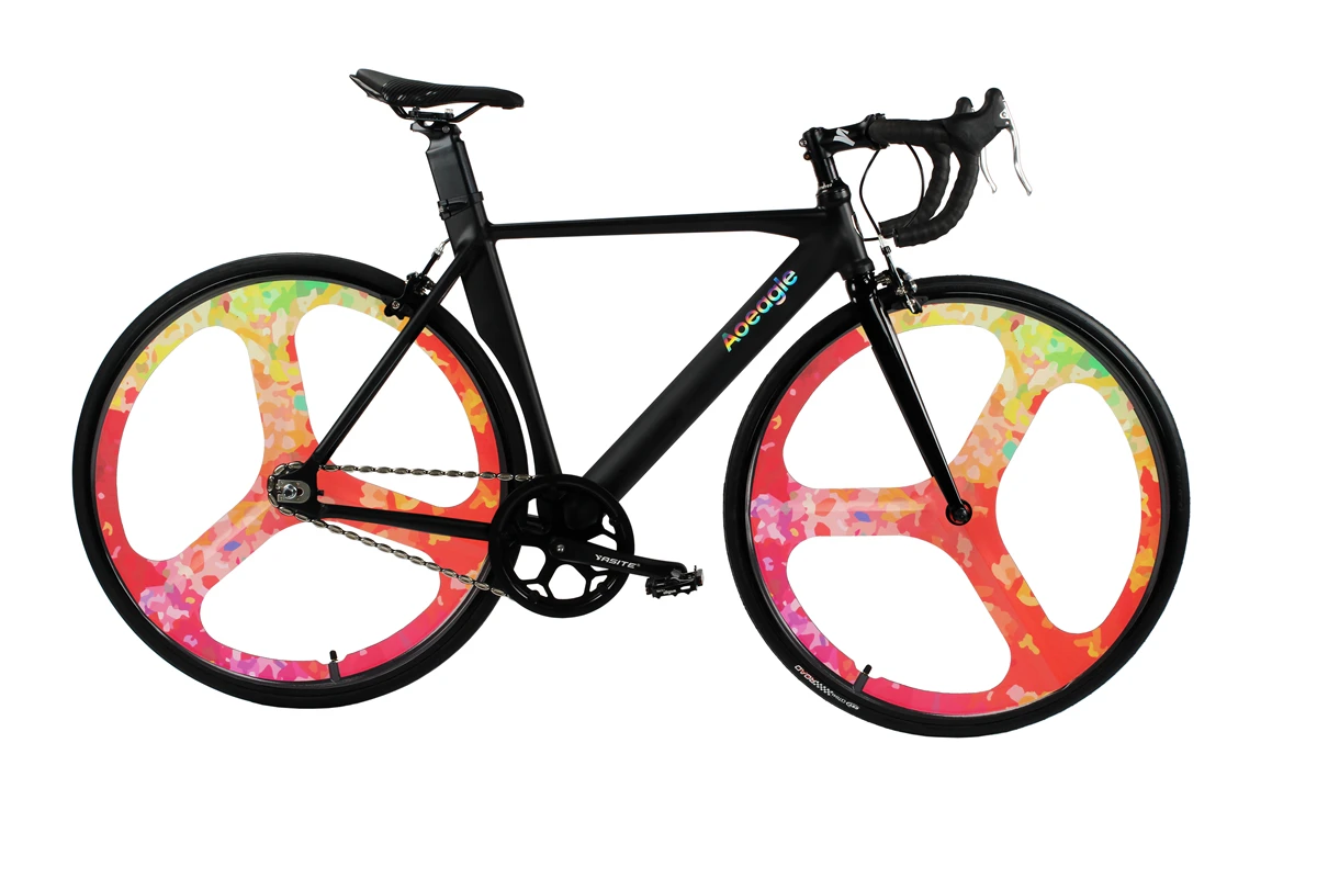 Aoeagle Fixed Gear Bike 700C Muscular Aluminum Alloy Frame 48cm 52cm 56cm Track Bicycle With Double 3 Spoke Wheel DIY bike
Aoeagle Fixed Gear Bike 700C Muscular Aluminum Alloy Frame 48cm 52cm 56cm Track Bicycle With Double 3 Spoke Wheel DIY bike