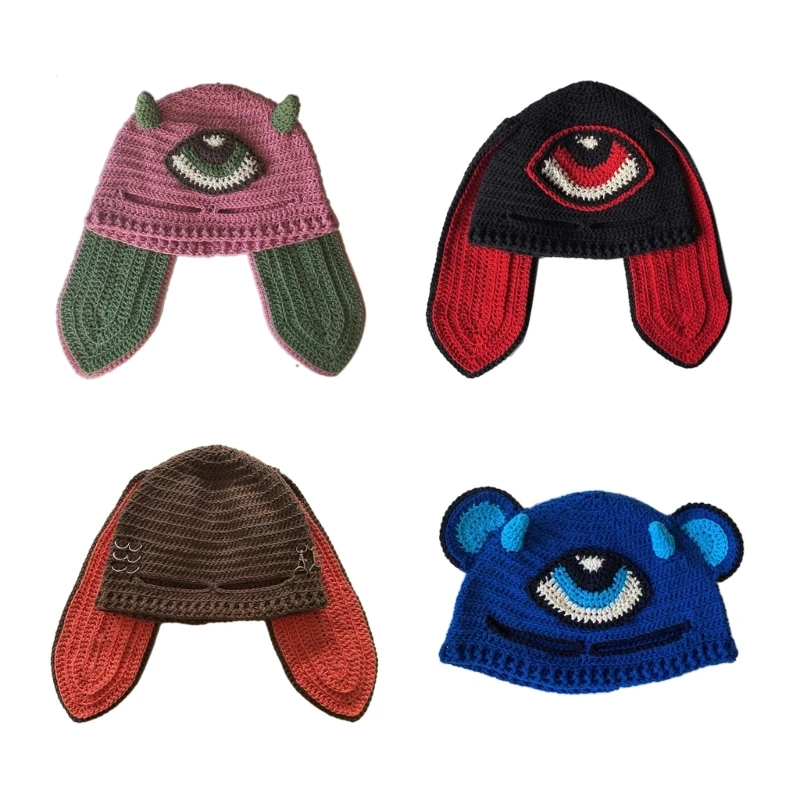 Knit Beanie Hat Cute Animal Ears Halloween Winter Caps Knitted Hats Photograph Props for Teens Adults Women Men F3MD
Knit Beanie Hat Cute Animal Ears Halloween Winter Caps Knitted Hats Photograph Props for Teens Adults Women Men F3MD