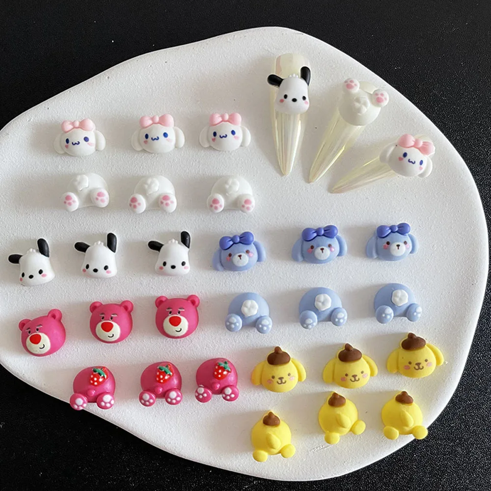 10pcs Cute Cartoon Nail Art Charm 3D Resin Funny Trendy Animal Head Butt Nail Decor Parts DIY Kawaii Nail Parts Accessories
10pcs Cute Cartoon Nail Art Charm 3D Resin Funny Trendy Animal Head Butt Nail Decor Parts DIY Kawaii Nail Parts Accessories