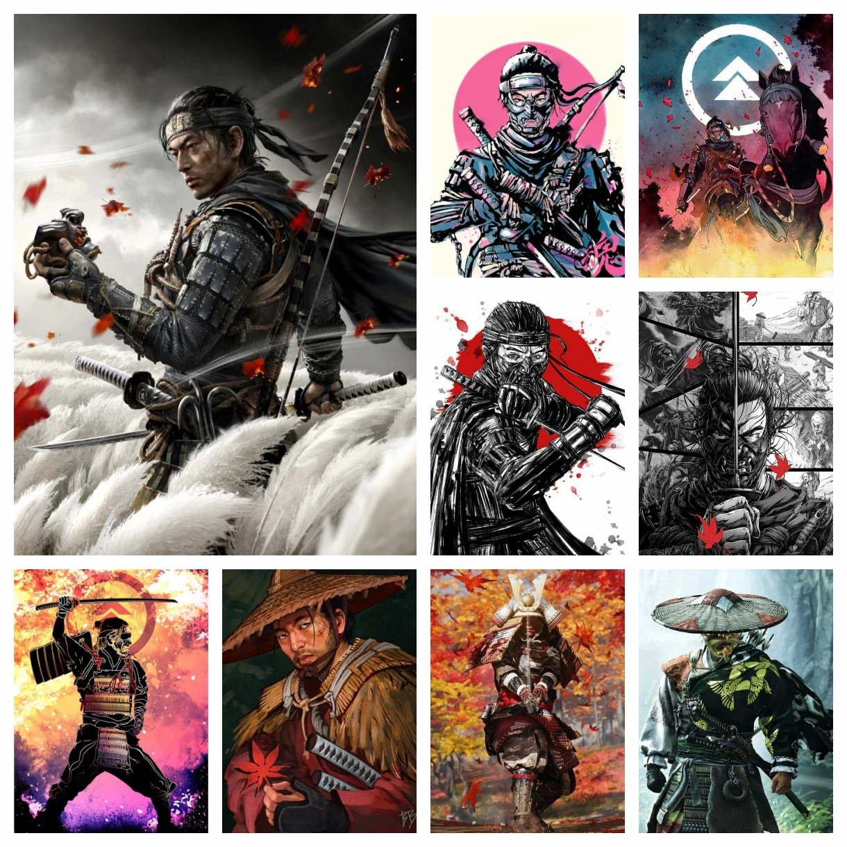 5d Full Square Diamond Painting Ghost Of Tsushima Game Jin Sakai Samurai Photo Embroidery Cross Stitch Kit Handicraft Room Decor
5d Full Square Diamond Painting Ghost Of Tsushima Game Jin Sakai Samurai Photo Embroidery Cross Stitch Kit Handicraft Room Decor