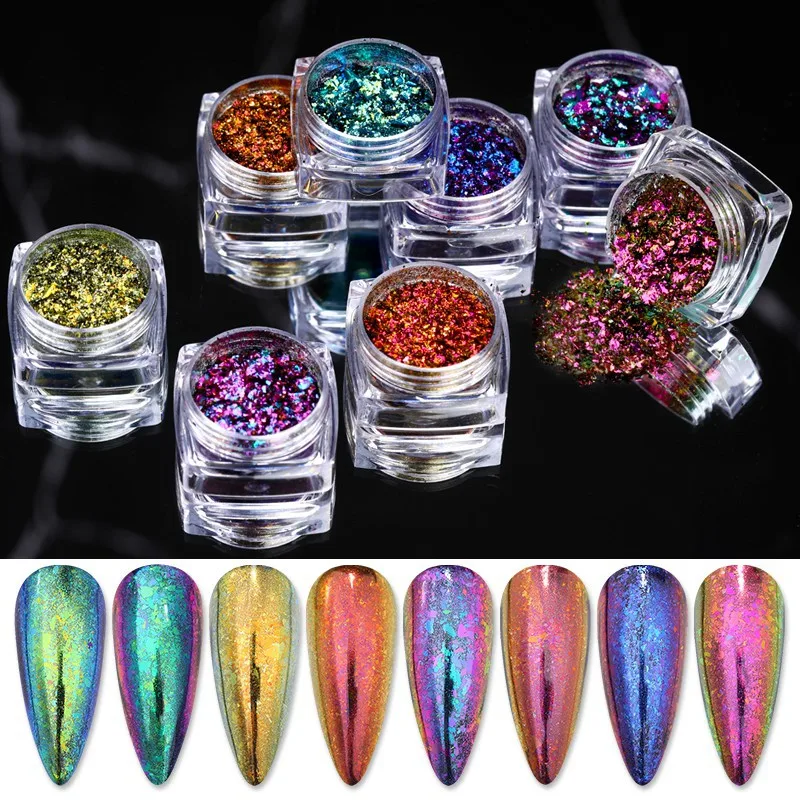 1 Box Nail Flakes Glitter Powder Chrome Mermaid Nail Sequins Magic Mirror Dust Chameleon Powder Laser Manicure Decoration
1 Box Nail Flakes Glitter Powder Chrome Mermaid Nail Sequins Magic Mirror Dust Chameleon Powder Laser Manicure Decoration