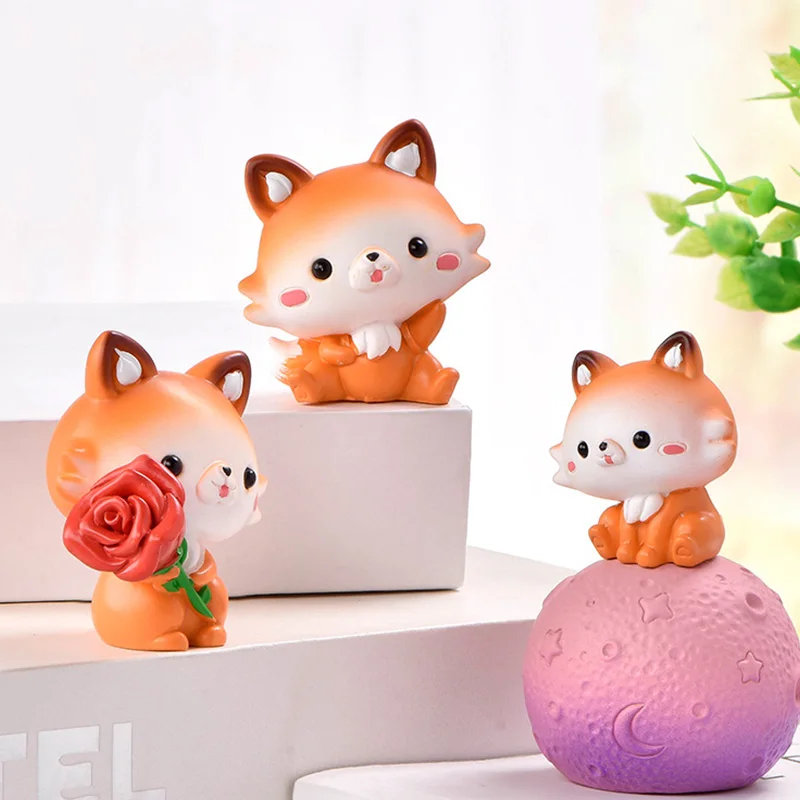 1PC Small Fox Ornaments Decoration Craft Miniature Model Home Decoration Desktop Garden Decoration Vivid Figurine
1PC Small Fox Ornaments Decoration Craft Miniature Model Home Decoration Desktop Garden Decoration Vivid Figurine
