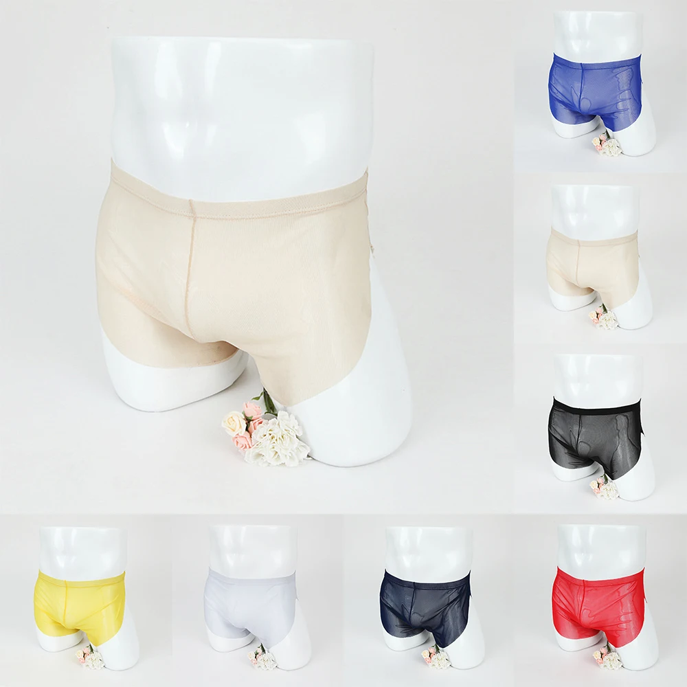 Men Ultra Thin Casual Transparent Breathable Loose Sexy See Through Boxer Shorts Arrow Home Pajamas Pants Briefs
Men Ultra Thin Casual Transparent Breathable Loose Sexy See Through Boxer Shorts Arrow Home Pajamas Pants Briefs