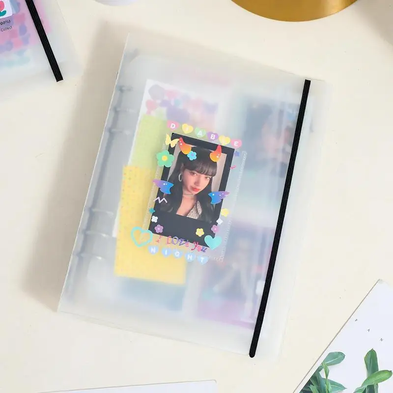 A5 Kpop Binder Photocards Holder Ins Polaroids Album Book 3 Inch In-stax Album Heart Photo Card Album Student School Stationery
A5 Kpop Binder Photocards Holder Ins Polaroids Album Book 3 Inch In-stax Album Heart Photo Card Album Student School Stationery