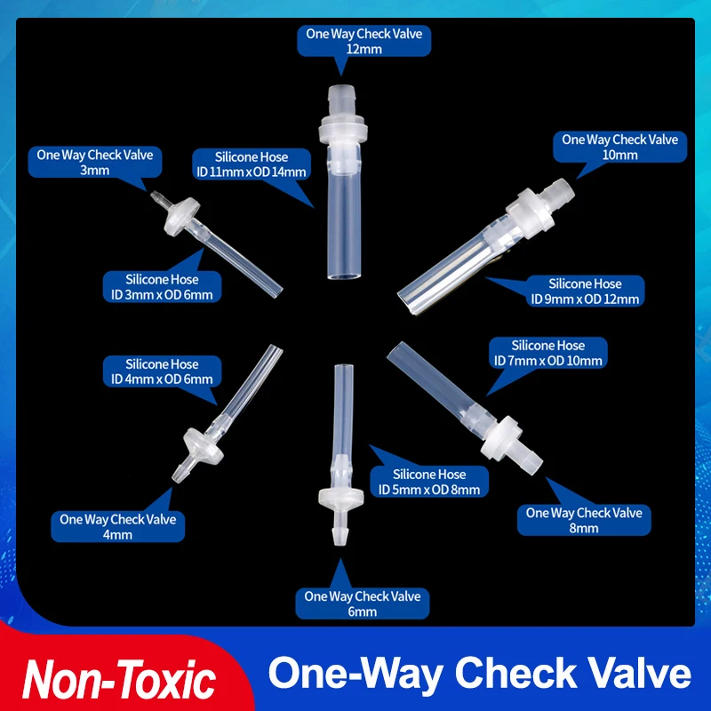 Односторонний обратный клапан Pagoda 3-12 мм
Односторонний обратный клапан Pagoda 3-12 мм