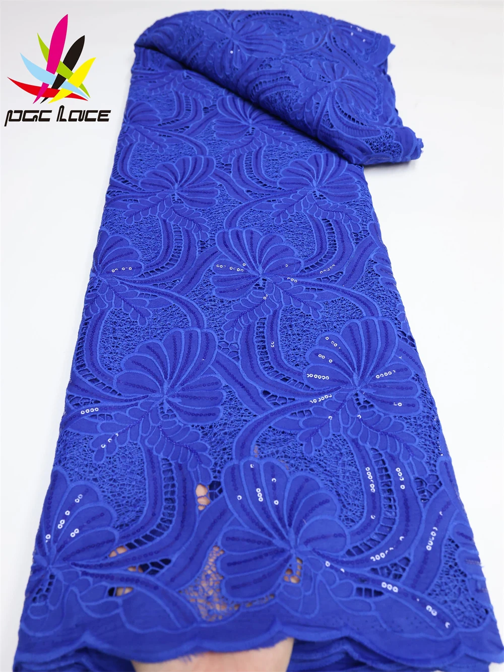 PGC Blue 2022 High Quality African Cord Guipure Lace Fabric Nigerian French Sequins Lace Fabric For Party Dress Sewing LY1040-1
PGC Blue 2022 High Quality African Cord Guipure Lace Fabric Nigerian French Sequins Lace Fabric For Party Dress Sewing LY1040-1