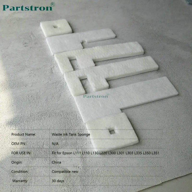 Waste Ink Tank Sponge Fit For Epson L360 L363 L362 L365 L366 L455 L456 ME10 ME101 ME303 ME401 ET2500 ET2550
Waste Ink Tank Sponge Fit For Epson L360 L363 L362 L365 L366 L455 L456 ME10 ME101 ME303 ME401 ET2500 ET2550