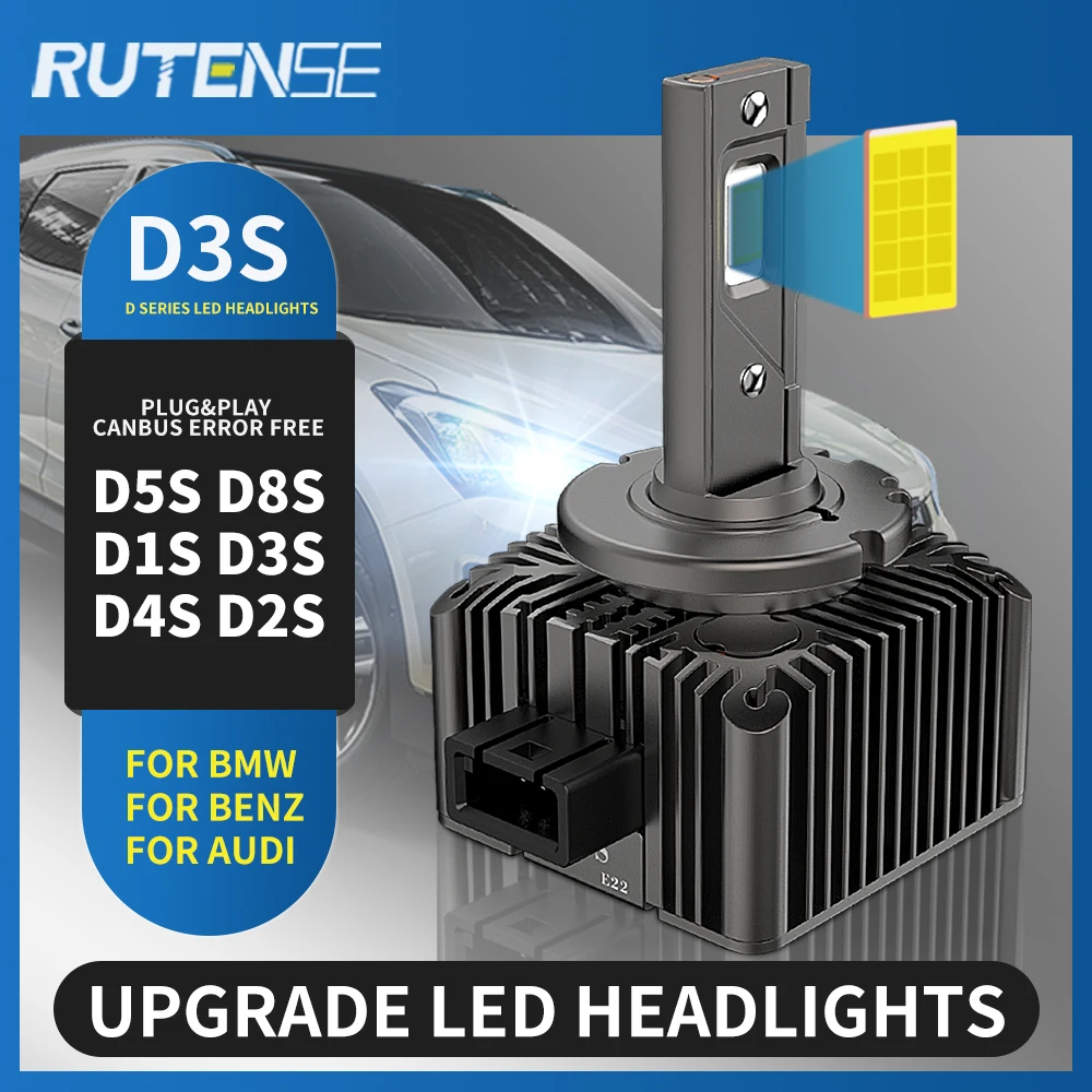 D2S D1S D4S D3S D5S D8S Car Headlight Bulb Plug And Play LED Light 20000LM 90W canbus Error free for BMW VW BENZ DUDI White
D2S D1S D4S D3S D5S D8S Car Headlight Bulb Plug And Play LED Light 20000LM 90W canbus Error free for BMW VW BENZ DUDI White