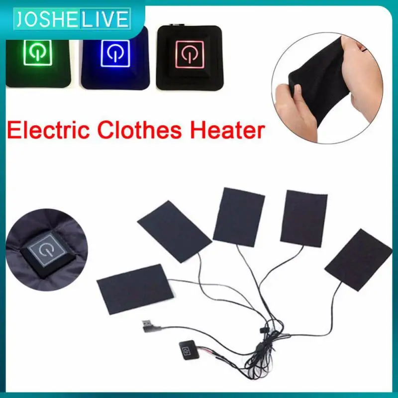 

Winter Warmer Clothes Heating Pad Film 5V 1 Drag 5heating Film With Switch Usb Heated Pad 3 Gear Carbon Clothes Stickers Warmer