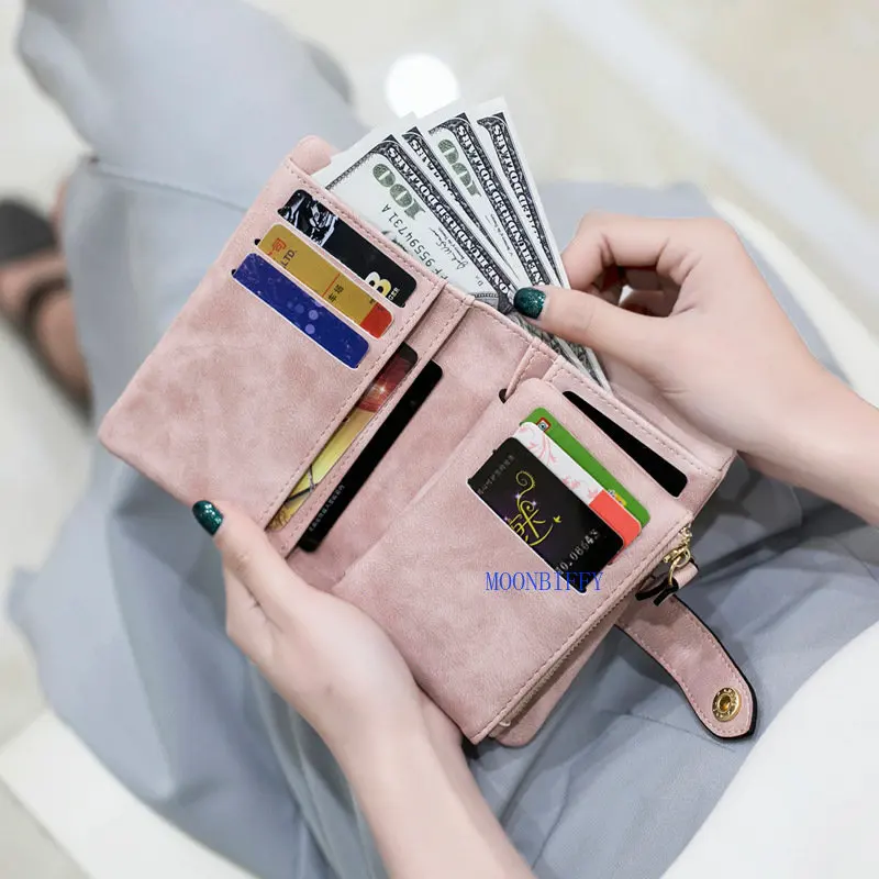 2022 Short Women Wallets With Coin Zipper Pocket Minimalist Frosted Soft Leather Ladies Purses Tri-fold multiple card slots
2022 Short Women Wallets With Coin Zipper Pocket Minimalist Frosted Soft Leather Ladies Purses Tri-fold multiple card slots