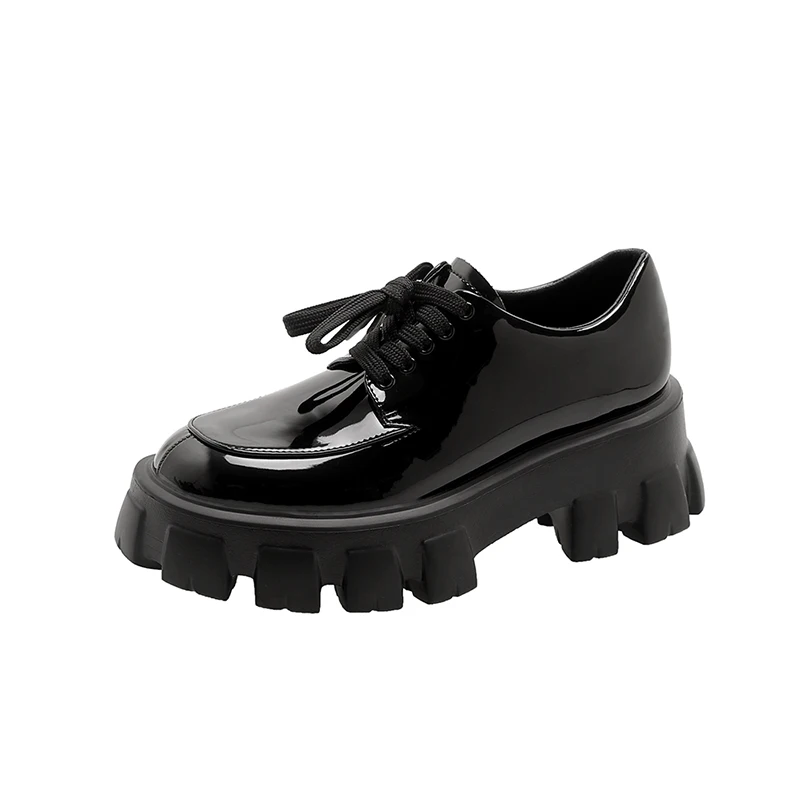 Маленькие кожаные туфли SUMAITONG в британском стиле, сезон весна-осень 2023, лоферы на толстой платформе, обувь на шнуровке
Маленькие кожаные туфли SUMAITONG в британском стиле, сезон весна-осень 2023, лоферы на толстой платформе, обувь на шнуровке