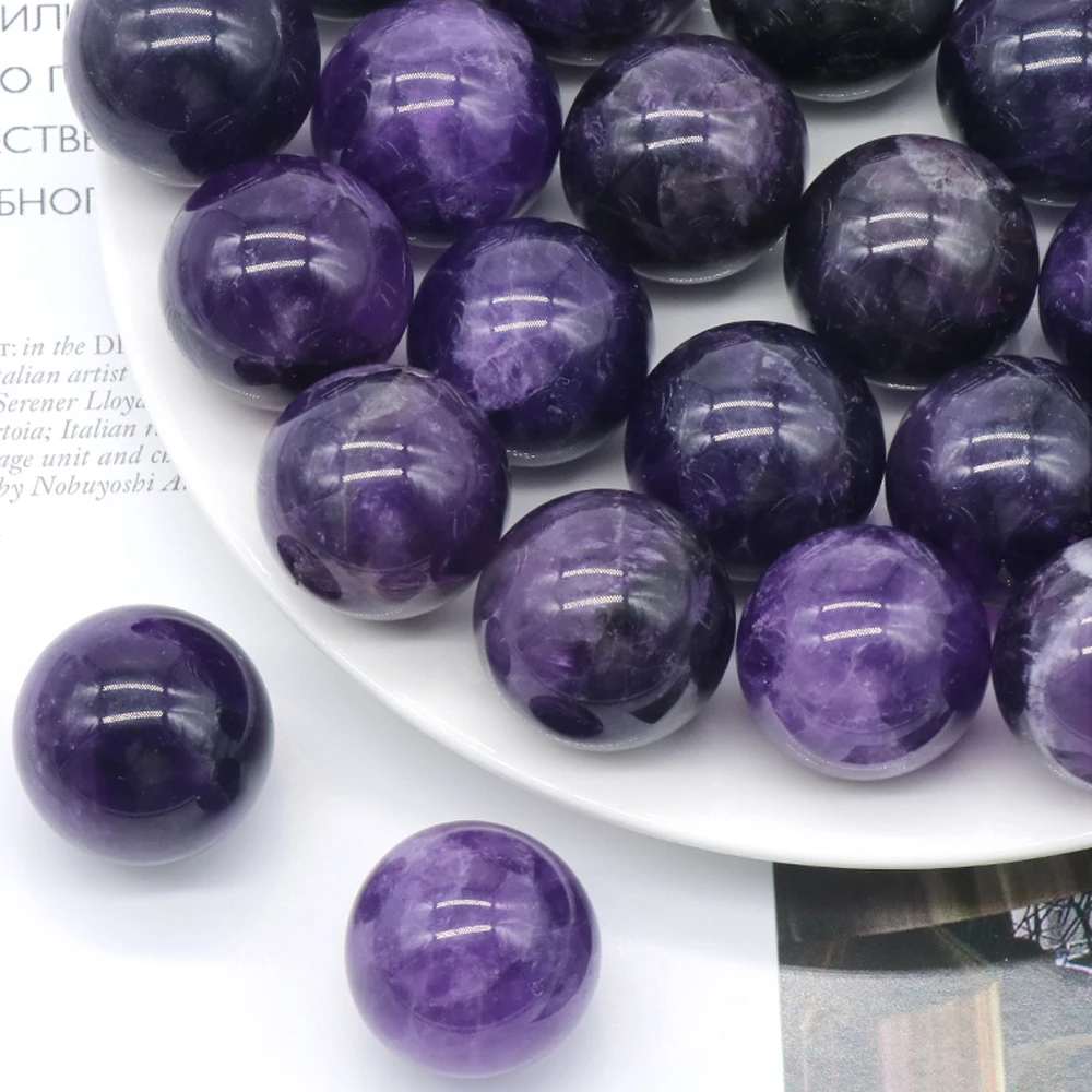 Natural Dream Amethyst Ball Polished Globe Massaging Ball Reiki Healing Crystals Stone Exquisite Gifts Souvenirs Home Decor
Natural Dream Amethyst Ball Polished Globe Massaging Ball Reiki Healing Crystals Stone Exquisite Gifts Souvenirs Home Decor