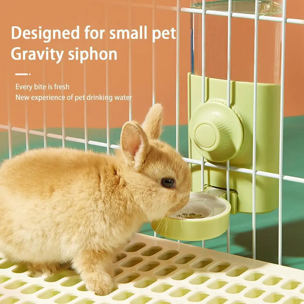

600ml Pet Hamster Kettle Drinker Rabbit Dutch Pig Golden Feede Drink Pet Supplies Proof Small Water Silk Siphon Kettle Leak D4I3