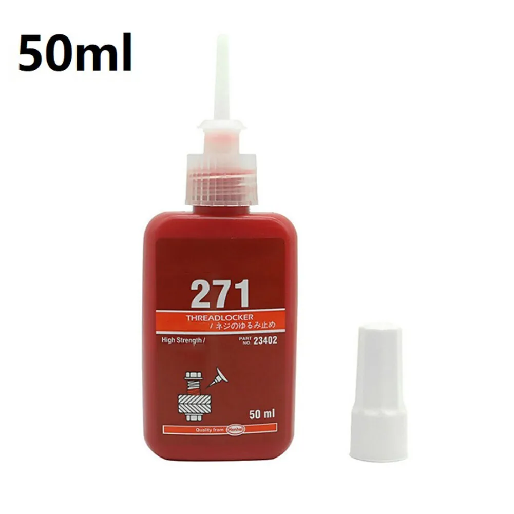 50ML High Strength Threadlocker 271 Metal Sealing Anaerobic Glue Adhesive For Locking And Sealing Threaded Fasteners
50ML High Strength Threadlocker 271 Metal Sealing Anaerobic Glue Adhesive For Locking And Sealing Threaded Fasteners