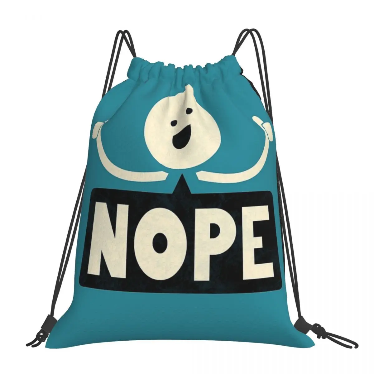 Nope Drawstring Bags Casual Portable Backpacks Drawstring Bundle Pocket Sports Bags For Travel Students Man Woman
Nope Drawstring Bags Casual Portable Backpacks Drawstring Bundle Pocket Sports Bags For Travel Students Man Woman