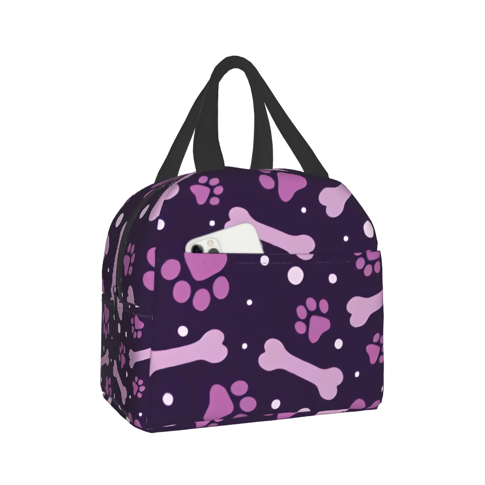 Paw Print And Bone Kids Lunch box Insulated Soft Bag Cooler Thermal Meal Tote Reusable Portable Cooler Lunch Box for School
Paw Print And Bone Kids Lunch box Insulated Soft Bag Cooler Thermal Meal Tote Reusable Portable Cooler Lunch Box for School