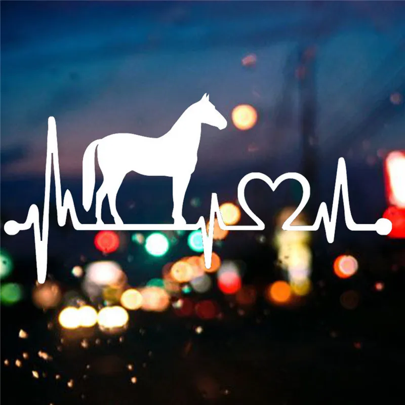 21cm Cartoon Horse Electrocardiogram Car Side Stickers Car Window Bumper Creatives Sticker Auto Exterior Decoration Body Styling
21cm Cartoon Horse Electrocardiogram Car Side Stickers Car Window Bumper Creatives Sticker Auto Exterior Decoration Body Styling