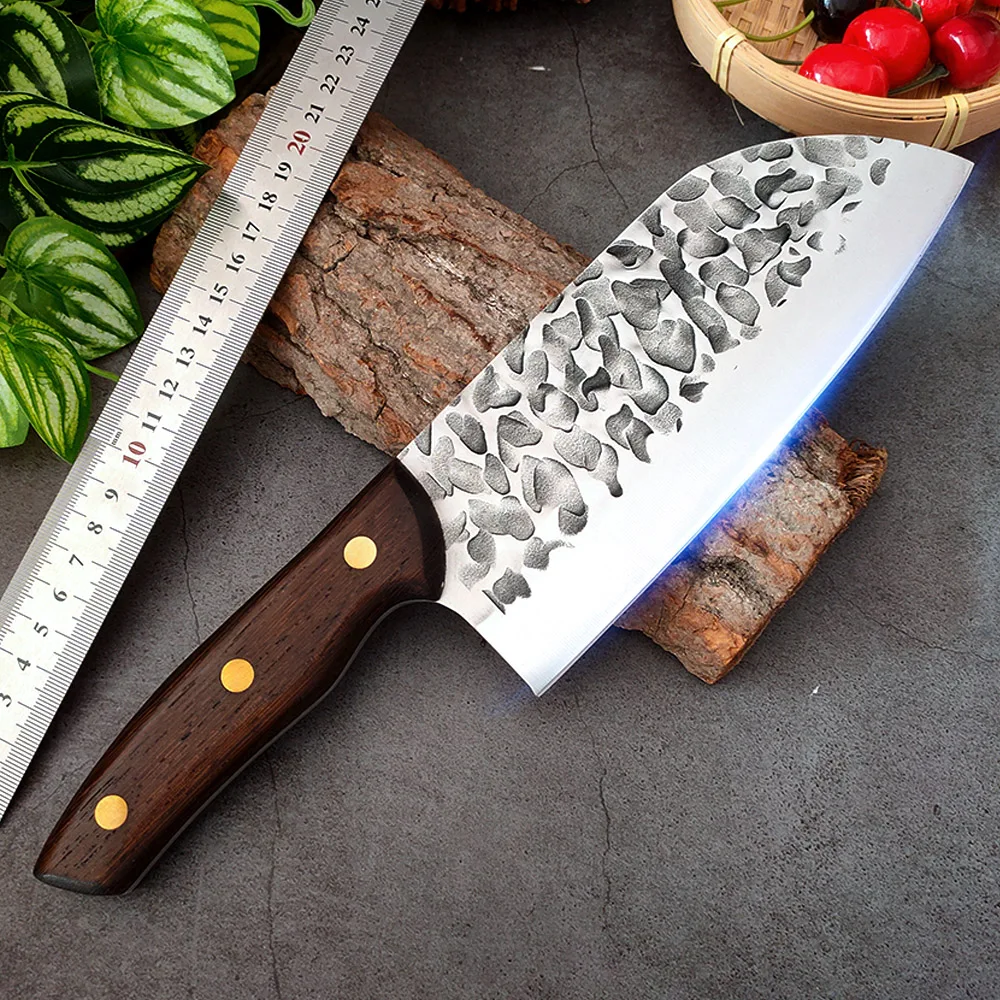 7 Inches Butcher Cleaver Knife Chinese High Quality Chef Knife Forged Kitchen Knife Stainless Slicing Knife
7 Inches Butcher Cleaver Knife Chinese High Quality Chef Knife Forged Kitchen Knife Stainless Slicing Knife