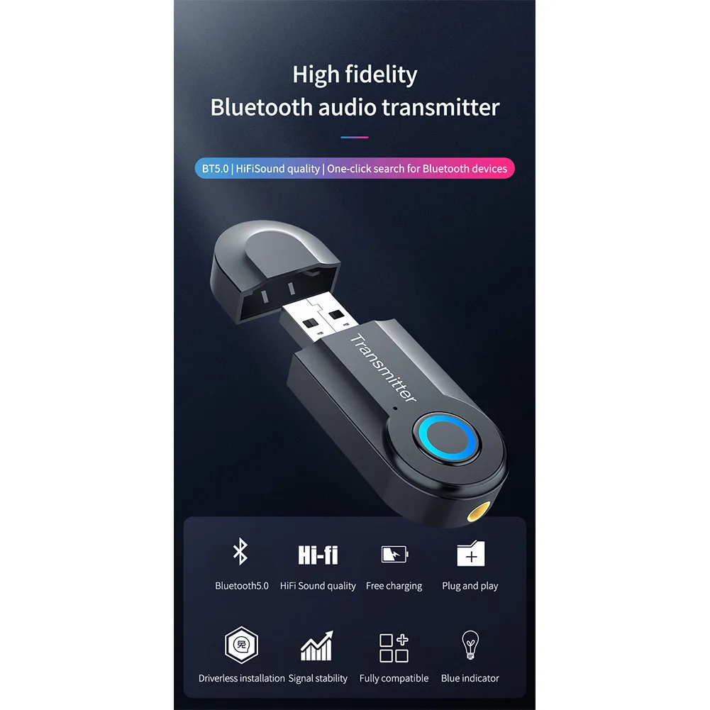 T09S 5.0 Audio Transmitter Wireless Audio Stereo Music Transmitter For Tv Pc MD5 Car Accessories High Quality Audio Transmitter
T09S 5.0 Audio Transmitter Wireless Audio Stereo Music Transmitter For Tv Pc MD5 Car Accessories High Quality Audio Transmitter