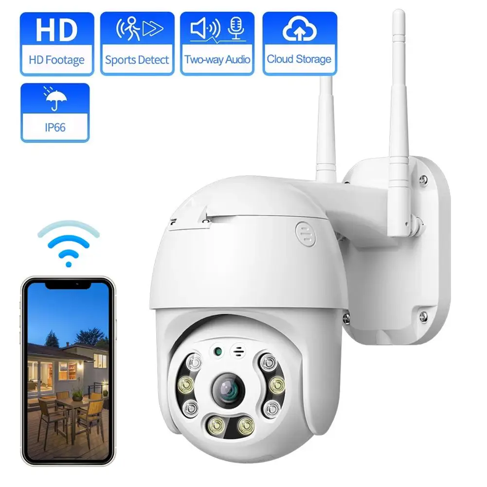 Wifi Security Camera 1080p Ip Camcorder Two-way Audio Clear Cameras Panoramic Infrared Night Vision Monitor With Power Supply
Wifi Security Camera 1080p Ip Camcorder Two-way Audio Clear Cameras Panoramic Infrared Night Vision Monitor With Power Supply