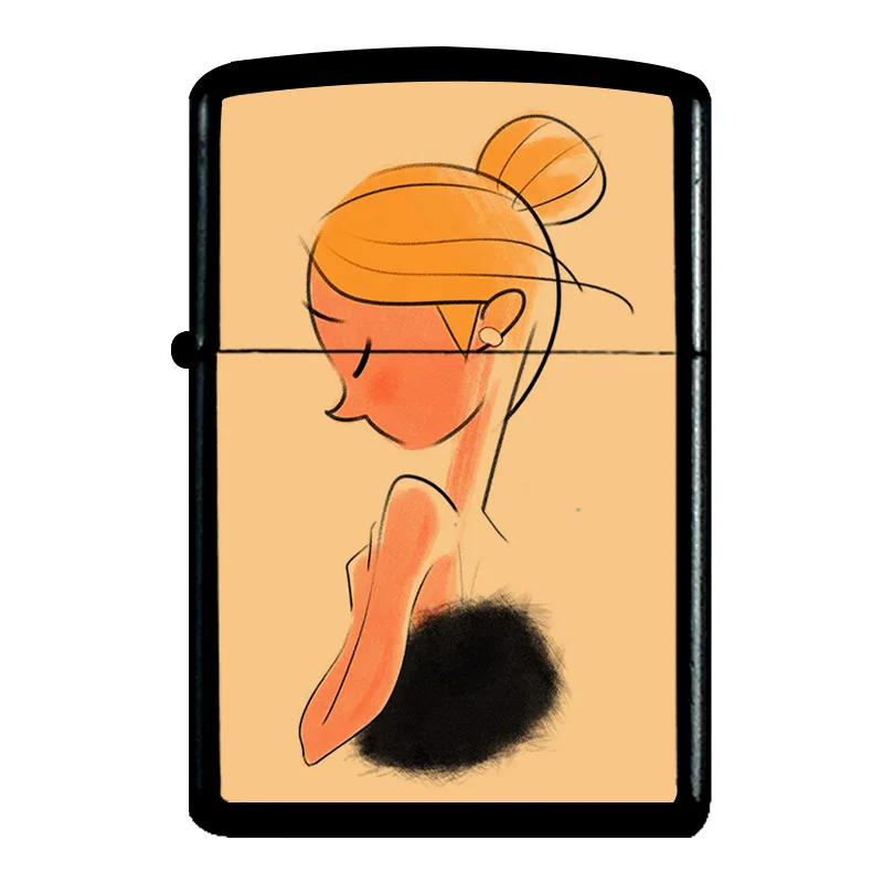 Lovely Cartoon Girls Sketch Painted Metal Lighter Shell Kerosene Gasoline Lighters Universal Replacement Case Lady Creative Gift
Lovely Cartoon Girls Sketch Painted Metal Lighter Shell Kerosene Gasoline Lighters Universal Replacement Case Lady Creative Gift