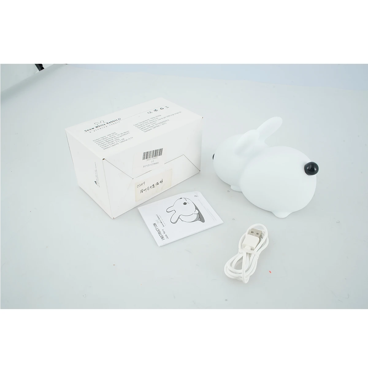 NEW Bunny Lamp for Kids Silicone Rabbit Light 1200mAh USB Rechargeable Bedside Light 2 Color Modes Rabbit Pat Night Light Touch
NEW Bunny Lamp for Kids Silicone Rabbit Light 1200mAh USB Rechargeable Bedside Light 2 Color Modes Rabbit Pat Night Light Touch