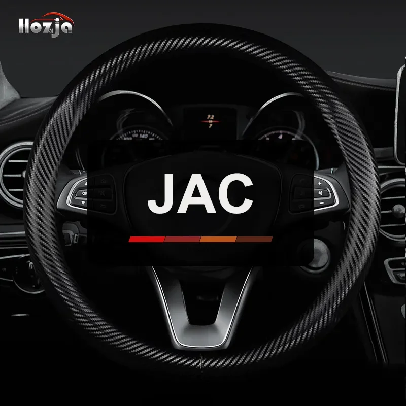 Car Steering Wheel Cover Carbon Fiber Breathable Anti Slip Leather For JAC S2 Refine S3 S4 S5 S7 R3 A5 M6 Auto Accessories
Car Steering Wheel Cover Carbon Fiber Breathable Anti Slip Leather For JAC S2 Refine S3 S4 S5 S7 R3 A5 M6 Auto Accessories