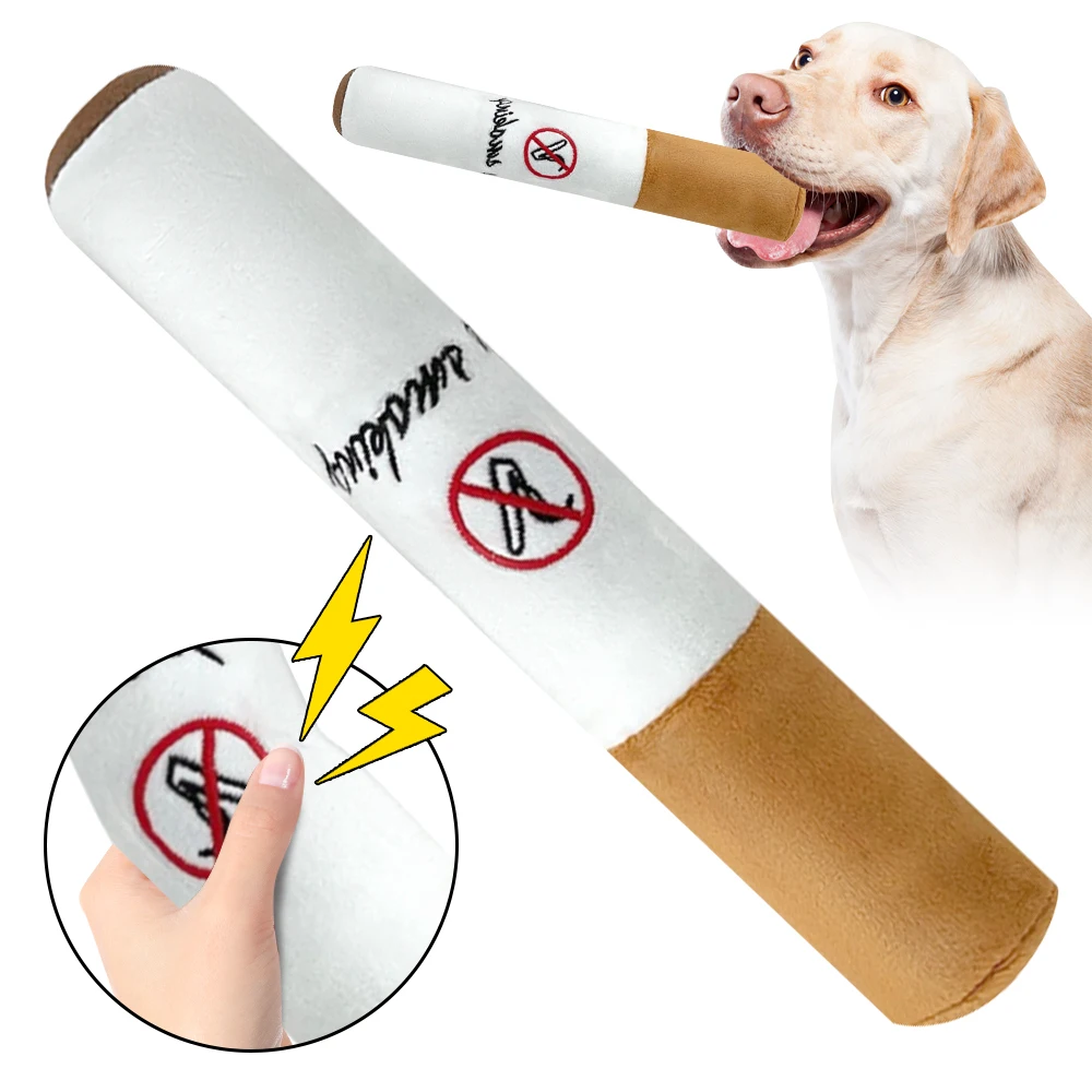 Dog Squeaky Toy Funny Cigar Soft Plush Dog Toy Fake Cigarettes Dog Chew Molar Toy Interactive Toy Bite Resistant Pet Durable Toy
Dog Squeaky Toy Funny Cigar Soft Plush Dog Toy Fake Cigarettes Dog Chew Molar Toy Interactive Toy Bite Resistant Pet Durable Toy